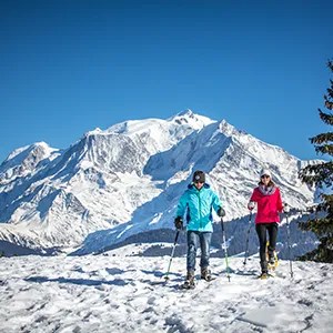Randonnée à raquette sur Combloux